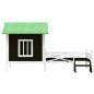 vidaXL Cuccia per Cani Grigia 159x120x88,5 cm Legno Massello di Pino