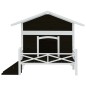 vidaXL Cuccia per Cani Grigia 159x120x88,5 cm Legno Massello di Pino