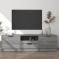 Mobile TV Grigio Sonoma 140x35x40 cm in Legno Ingegnerizzato Mobile TV Grigio Sonoma 140x35x40 cm in Legno Ingegnerizzato