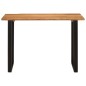 vidaXL Tavolo da Pranzo 110x50x76 cm Legno Massello di Acacia