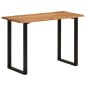 vidaXL Tavolo da Pranzo 110x50x76 cm Legno Massello di Acacia