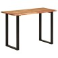 vidaXL Tavolo da Pranzo 110x50x76 cm Legno Massello di Acacia
