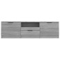 Mobile TV Grigio Sonoma 140x35x40 cm in Legno Ingegnerizzato Mobile TV Grigio Sonoma 140x35x40 cm in Legno Ingegnerizzato