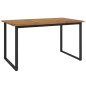 vidaXL Tavolo Giardino con Gambe a U 140x80x75cm Legno Massello Acacia vidaXL Tavolo Giardino con Gambe a U 140x80x75cm Legno Massello Acacia