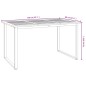 vidaXL Tavolo Giardino con Gambe a U 140x80x75cm Legno Massello Acacia vidaXL Tavolo Giardino con Gambe a U 140x80x75cm Legno Massello Acacia