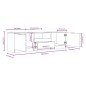 Mobile TV Grigio Sonoma 140x35x40 cm in Legno Ingegnerizzato Mobile TV Grigio Sonoma 140x35x40 cm in Legno Ingegnerizzato