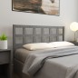 Testiera per Letto Grigia 145,5x4x100 cm Legno Massello di Pino Testiera per Letto Grigia 145,5x4x100 cm Legno Massello di Pino