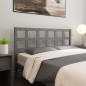 Testiera per Letto Grigia 145,5x4x100 cm Legno Massello di Pino Testiera per Letto Grigia 145,5x4x100 cm Legno Massello di Pino