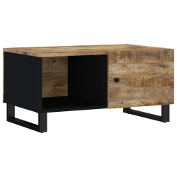 vidaXL Tavolino da Soggiorno 80x50x40 cm Massello Mango e Multistrato