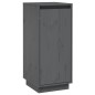 Credenza Grigia 31,5x34x75 cm in Legno Massello di Pino Credenza Grigia 31,5x34x75 cm in Legno Massello di Pino