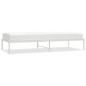 vidaXL Giroletto in Metallo Bianco 80x200 cm vidaXL Giroletto in Metallo Bianco 80x200 cm