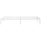 vidaXL Giroletto in Metallo Bianco 80x200 cm vidaXL Giroletto in Metallo Bianco 80x200 cm