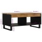 vidaXL Tavolino da Salotto 90x50x40 cm in Legno Massello di Mango vidaXL Tavolino da Salotto 90x50x40 cm in Legno Massello di Mango