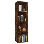 vidaXL Libreria/Mobile TV Rovere Fumo 36x30x143cm in Legno Multistrato