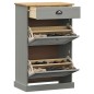 vidaXL Scarpiera VIGO 60x35x96 cm in Legno Massello di Pino vidaXL Scarpiera VIGO 60x35x96 cm in Legno Massello di Pino