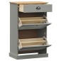 vidaXL Scarpiera VIGO 60x35x96 cm in Legno Massello di Pino vidaXL Scarpiera VIGO 60x35x96 cm in Legno Massello di Pino