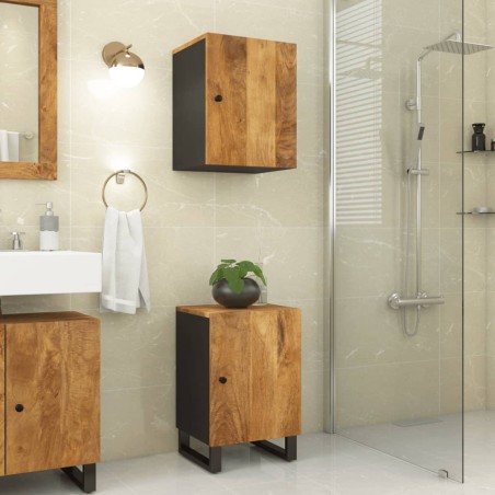 vidaXL Mobile da Bagno 38x33x58 cm in Legno Massello di Mango