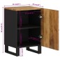 vidaXL Mobile da Bagno 38x33x58 cm in Legno Massello di Mango vidaXL Mobile da Bagno 38x33x58 cm in Legno Massello di Mango
