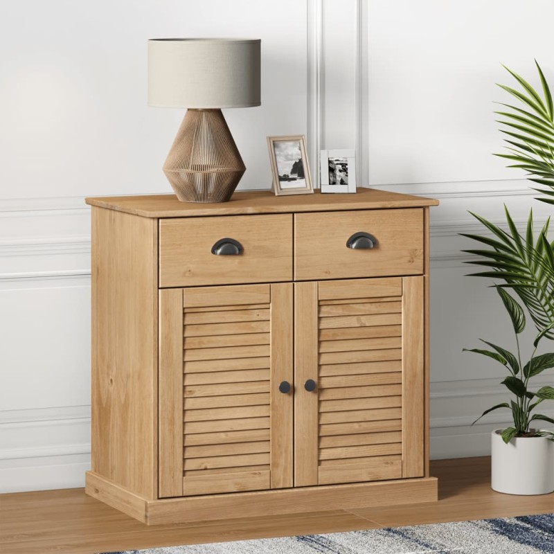 vidaXL Credenza con Cassetti VIGO 78x40x75cm Legno Massello Pino vidaXL Credenza con Cassetti VIGO 78x40x75cm Legno Massello Pino