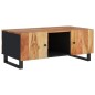 vidaXL Tavolino da Soggiorno 100x54x40cm Massello Acacia e Multistrato