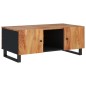 vidaXL Tavolino da Soggiorno 100x54x40cm Massello Acacia e Multistrato