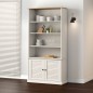 vidaXL Libreria VIGO 85x35x170 cm in Legno Massello di Pino Bianco vidaXL Libreria VIGO 85x35x170 cm in Legno Massello di Pino Bianco