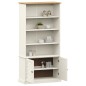 vidaXL Libreria VIGO 85x35x170 cm in Legno Massello di Pino Bianco vidaXL Libreria VIGO 85x35x170 cm in Legno Massello di Pino Bianco