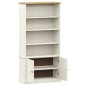 vidaXL Libreria VIGO 85x35x170 cm in Legno Massello di Pino Bianco vidaXL Libreria VIGO 85x35x170 cm in Legno Massello di Pino Bianco