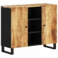 vidaXL Credenza con 2 Ante 90x33x75 cm in Legno Massello di Mango vidaXL Credenza con 2 Ante 90x33x75 cm in Legno Massello di Mango