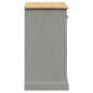 vidaXL Credenza Cassetti VIGO 113x40x75 cm Legno Massello Pino Grigio vidaXL Credenza Cassetti VIGO 113x40x75 cm Legno Massello Pino Grigio