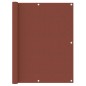 Paravento da Balcone Terracotta 120x500 cm Tessuto Oxford Paravento da Balcone Terracotta 120x500 cm Tessuto Oxford