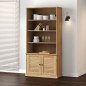 vidaXL Libreria VIGO 85x35x170 cm in Legno Massello di Pino