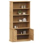 vidaXL Libreria VIGO 85x35x170 cm in Legno Massello di Pino