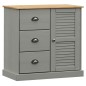 vidaXL Credenza Cassetti VIGO Grigia 78x40x75 cm Legno Massello Pino vidaXL Credenza Cassetti VIGO Grigia 78x40x75 cm Legno Massello Pino