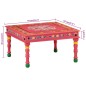 vidaXL Tavolino Salotto Rosa Dipinto a Mano Legno Massello Mango vidaXL Tavolino Salotto Rosa Dipinto a Mano Legno Massello Mango