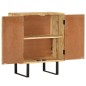 vidaXL Credenza con 2 Ante 55x35x70 cm in Legno Massello di Mango vidaXL Credenza con 2 Ante 55x35x70 cm in Legno Massello di Mango