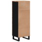 vidaXL Credenza con 3 Ante 40x33x110 cm Legno Massello Acacia e Ferro vidaXL Credenza con 3 Ante 40x33x110 cm Legno Massello Acacia e Ferro