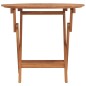 vidaXL Tavolo da Giardino Pieghevole Ø 85x75 cm Legno Massello di Teak vidaXL Tavolo da Giardino Pieghevole Ø 85x75 cm Legno Massello di Teak