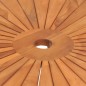 vidaXL Tavolo da Giardino Pieghevole Ø 85x75 cm Legno Massello di Teak vidaXL Tavolo da Giardino Pieghevole Ø 85x75 cm Legno Massello di Teak