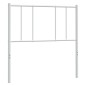 vidaXL Testiera in Metallo Bianco 100 cm