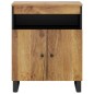 vidaXL Credenza con 2 Ante 60x33x75 cm in Legno Massello di Mango vidaXL Credenza con 2 Ante 60x33x75 cm in Legno Massello di Mango