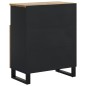 vidaXL Credenza con 2 Ante 60x33x75 cm in Legno Massello di Mango vidaXL Credenza con 2 Ante 60x33x75 cm in Legno Massello di Mango