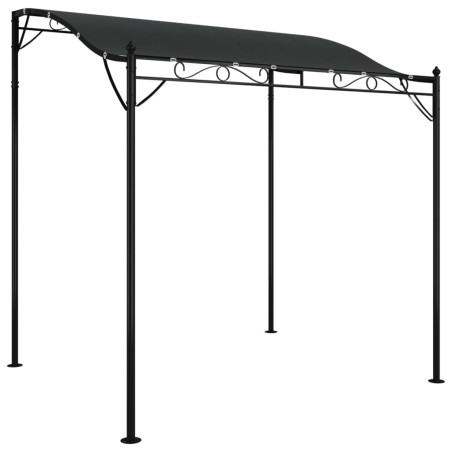 vidaXL Tettoia Antracite 2x2,3 m 180 g/m² Tessuto e Acciaio