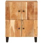 vidaXL Credenza con 4 Ante 60x33x75 cm in Legno Massello di Acacia vidaXL Credenza con 4 Ante 60x33x75 cm in Legno Massello di Acacia