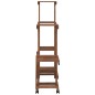 vidaXL Portafiori con Ruote 95x25x101 cm in Legno Massello di Abete vidaXL Portafiori con Ruote 95x25x101 cm in Legno Massello di Abete