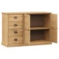 vidaXL Credenza con Cassetti VIGO 113x40x75 cm Legno Massello di Pino vidaXL Credenza con Cassetti VIGO 113x40x75 cm Legno Massello di Pino