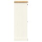 vidaXL Scarpiera VIGO 60x35x96 cm in Legno Massello di Pino Bianco vidaXL Scarpiera VIGO 60x35x96 cm in Legno Massello di Pino Bianco