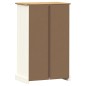 vidaXL Scarpiera VIGO 60x35x96 cm in Legno Massello di Pino Bianco vidaXL Scarpiera VIGO 60x35x96 cm in Legno Massello di Pino Bianco