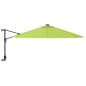 vidaXL Ombrellone a Parete Verde Mela 290 cm vidaXL Ombrellone a Parete Verde Mela 290 cm