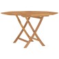 vidaXL Tavolo da Giardino Pieghevole Grigio 120x70x75 cm Massello Teak vidaXL Tavolo da Giardino Pieghevole Grigio 120x70x75 cm Massello Teak